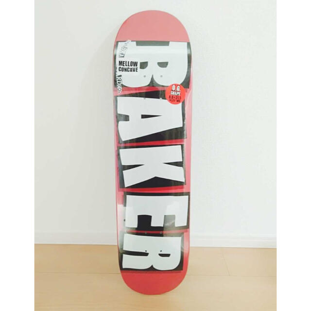 ベイカー ブランド ロゴ　スケートボード スケボー デッキ 板　8インチ