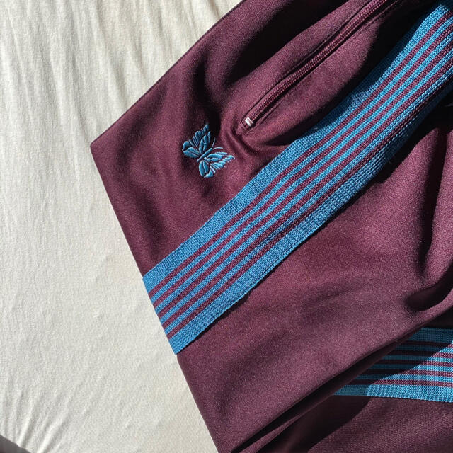 Needles トラックパンツ ポリスムース ボルドー Sサイズ 【新作入荷