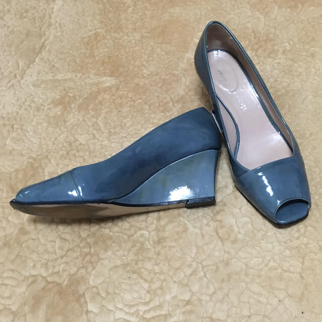 FABIO RUSCONI(ファビオルスコーニ)の美 24 ルスコーニ パンプス ブルー レディースの靴/シューズ(ハイヒール/パンプス)の商品写真