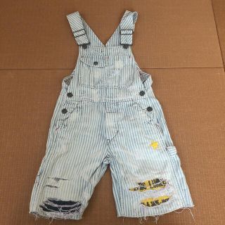 デニムダンガリー(DENIM DUNGAREE)のデニム＆ダンガリー  ヒッコリー　ショート　サロペット(パンツ/スパッツ)