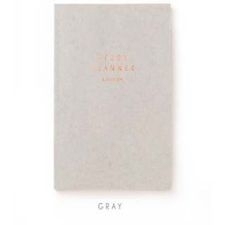 【新品・未使用】スタディプランナー❤︎とじノートタイプ ＜DAILY＞ GLAY(カレンダー/スケジュール)