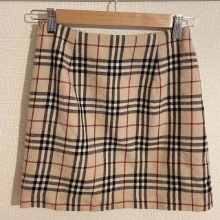 バーバリーブルーレーベル(BURBERRY BLUE LABEL)のBURBERRY 台形スカート(ミニスカート)