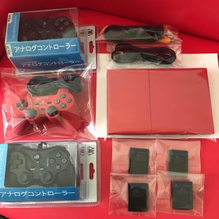 【良品】♠️PS2 本体 PS2 90000 シナバーレッド  最上位機種