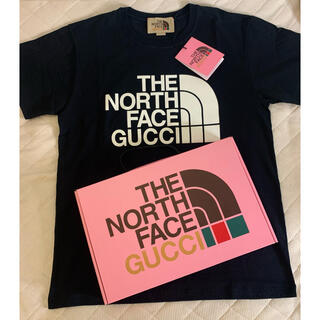 グッチ(Gucci)のGUCCI×ノースフェイス コラボ Tシャツ 黒 XSサイズ(Tシャツ/カットソー(半袖/袖なし))