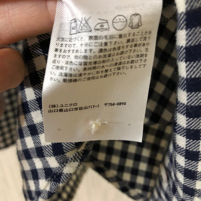 UNIQLO(ユニクロ)の値下げユニクロ　ギンガムチェックシャツ レディースのトップス(シャツ/ブラウス(長袖/七分))の商品写真