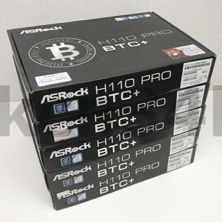 ASROCK H110 Pro BTC+ 新品未開封 保証なし 送料無料(PCパーツ)