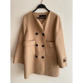 ザラ(ZARA)の【ZARA】ノーカラージャケット(ノーカラージャケット)