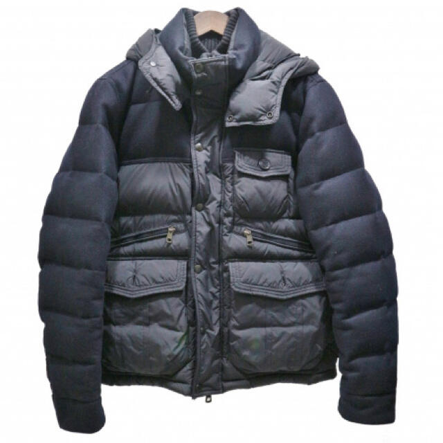 MONCLER(モンクレール)の★値下げ★　モンクレール　EGIDEウール切替ダウン　ハンガー付き メンズのジャケット/アウター(ダウンジャケット)の商品写真