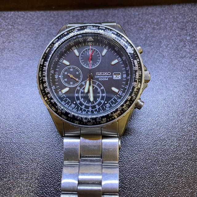 SEIKO クロノグラフ  7T92-0CF0 完動品