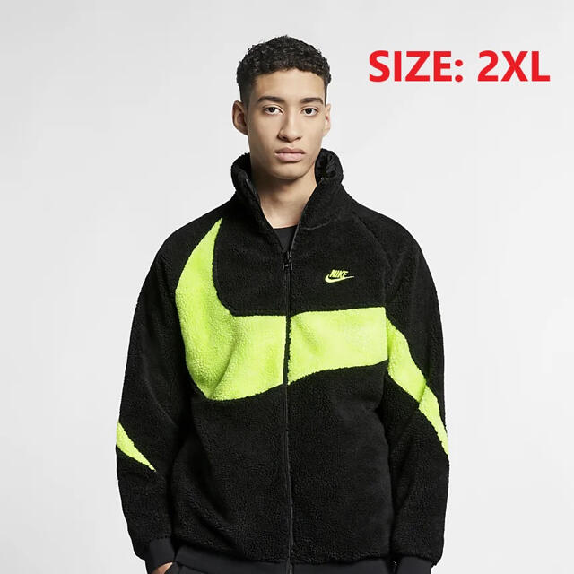 ナイキスウッシュジャケット　NIKE SWOOSH JACKETブラックボルトボルトスタイル