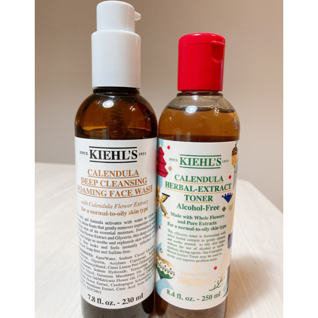 Kiehl's(キールズ)のキールズ ディープクレンジング ジェル 、ハーバルトナー ＣＬアルコールフリー コスメ/美容のスキンケア/基礎化粧品(化粧水/ローション)の商品写真