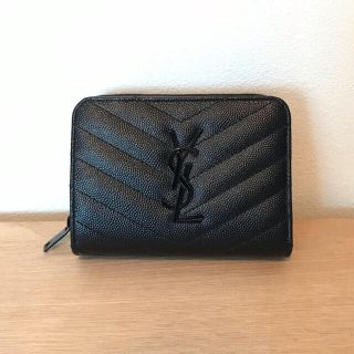 サンローラン(Saint Laurent)の【美品】サンローラン　2つ折りウォレット(財布)