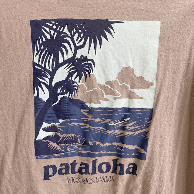 patagonia(パタゴニア)のPatagonia (pataloha) 半袖　Tシャツ　グレー メンズのトップス(Tシャツ/カットソー(半袖/袖なし))の商品写真