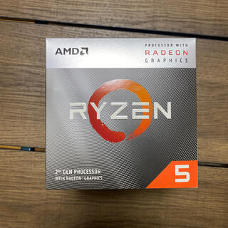 AMD Ryzen 5 3400G（並行輸入品）(PCパーツ)