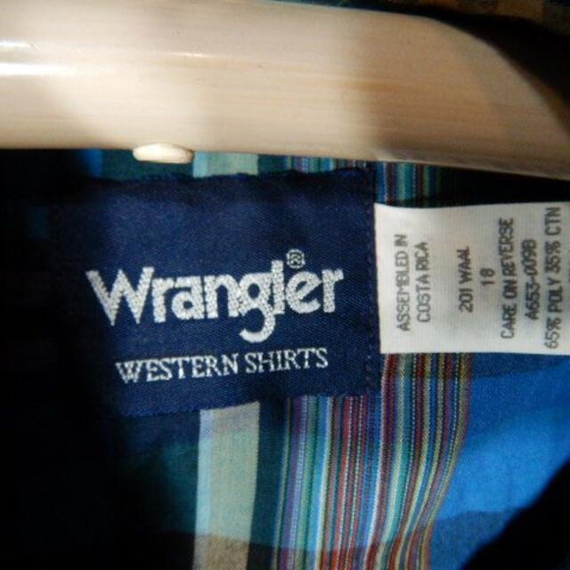 Wrangler(ラングラー)のo2058　レア　ラングラー　コスタリカ製　ビンテージ　ウエスタン　シャツ メンズのトップス(シャツ)の商品写真
