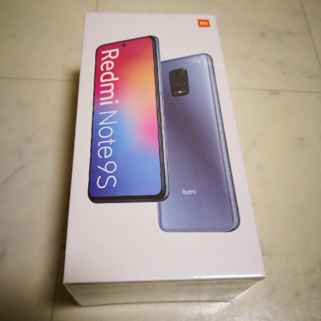 Xiaomi RedmeNote9s 新品未開封スマートフォン本体