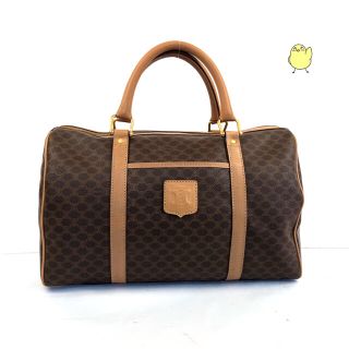 セリーヌ(celine)の良品 CELINE セリーヌ ミニボストンバッグ マカダム柄 オールドセリーヌ(ボストンバッグ)