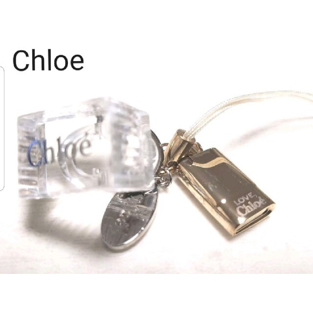 Chloe(クロエ)のクロエ　Chloe　香水モチーフ　ストラップ　チャーム　キーホルダー レディースのファッション小物(キーホルダー)の商品写真