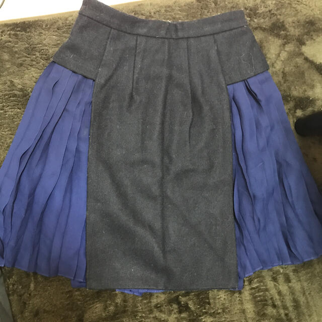 OKIRAKU(オキラク)のオキラク　プリーツスカート レディースのスカート(ひざ丈スカート)の商品写真