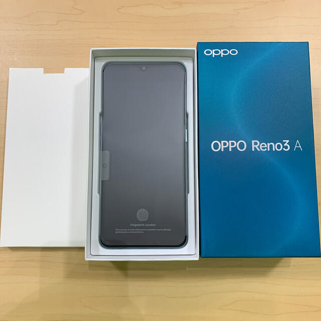 【455】新品 OPPO Reno3 A ホワイト SIMロック解除済