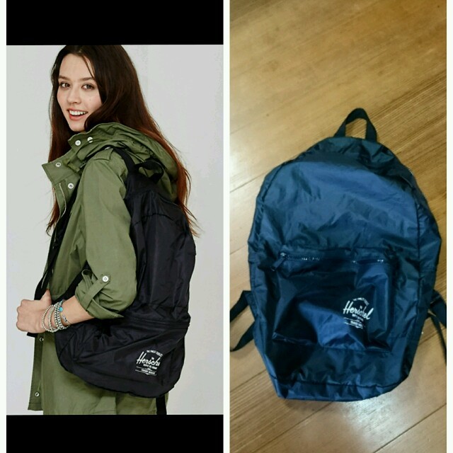 UNITED ARROWS green label relaxing(ユナイテッドアローズグリーンレーベルリラクシング)のHerschel 簡易リュック レディースのバッグ(リュック/バックパック)の商品写真