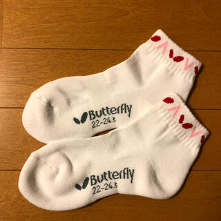 バタフライ(BUTTERFLY)の卓球　ソックス　butterfly  バタフライ　新品　未使用(卓球)