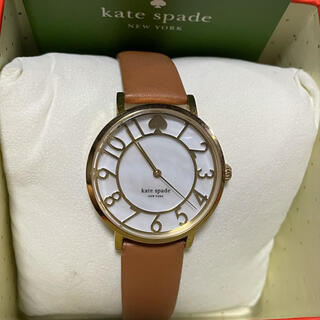 ケイトスペードニューヨーク(kate spade new york)のケイトスペード　時計　ブラウン(腕時計)