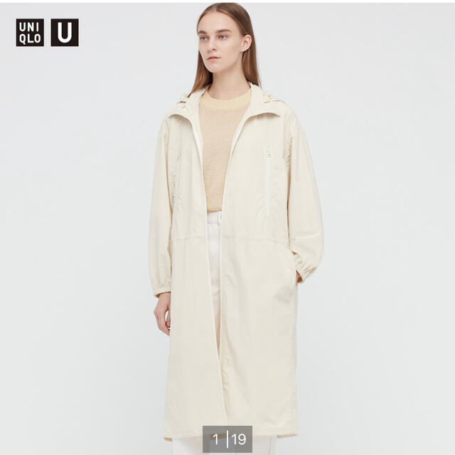 UNIQLO ユニクロ　ナイロンフーデットコート