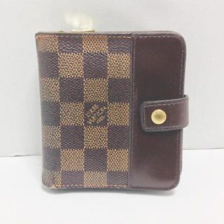 ルイヴィトン(LOUIS VUITTON)のルイヴィトン 2つ折り財布 ダミエ N61668(財布)