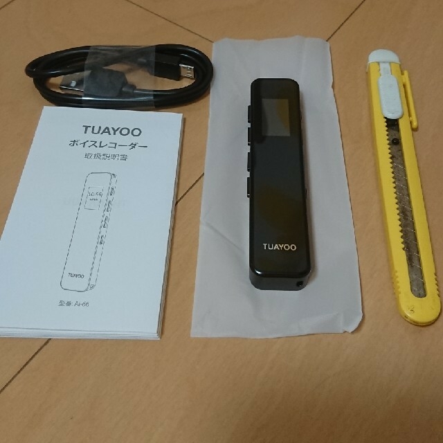 Tuayoo　ボイスレコーダー　Ai-66 スマホ/家電/カメラのスマホ/家電/カメラ その他(その他)の商品写真