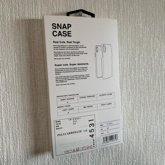 sacai(サカイ)の新品 希少 sacai サカイ iPhone X/XS用 ケース スマホ/家電/カメラのスマホアクセサリー(iPhoneケース)の商品写真