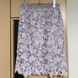美品❤︎ジャスグリッティー レーススカート❤︎薄パープル1