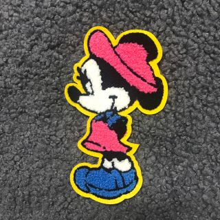 ディズニー(Disney)のレトロミニー　もこもこワッペン(各種パーツ)