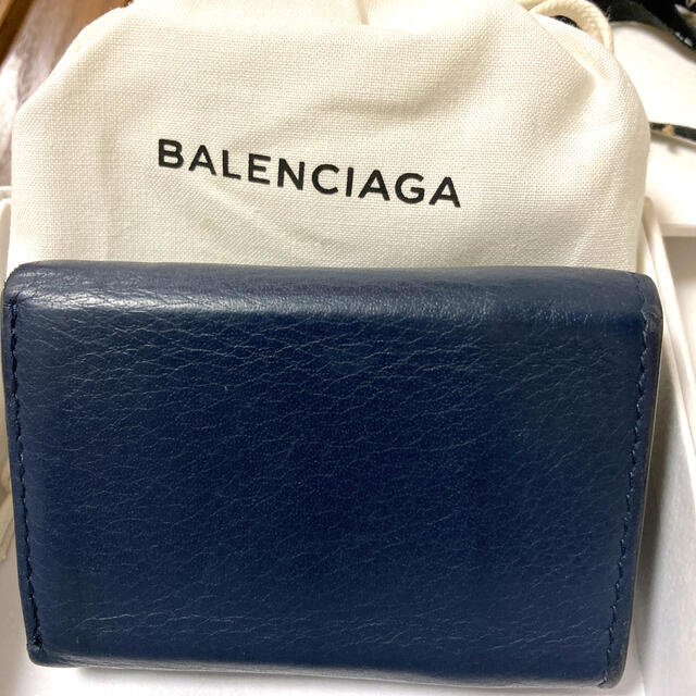 お値下げ❣️BALENCIAGA ミニ財布　バレンシアガ　2018 ネイビー