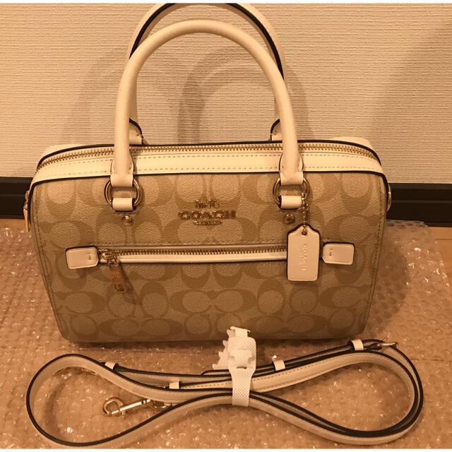 COACH コーチシグネチャーロゴ2wayバッグ☆新品未使用タグ付☆