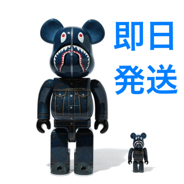 A BATHING APE(アベイシングエイプ)のBE@RBRICK BAPE x Levi’s 100% & 400% エンタメ/ホビーのフィギュア(その他)の商品写真