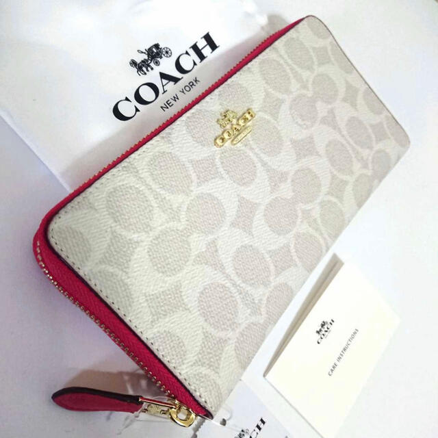 COACH COACH 長財布 ジッピーウォレット 美品