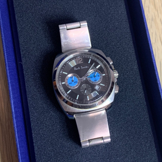 Paul Smith(ポールスミス)のPaul Smith ポールスミス クロノグラフ スタイリッシュブルー 時計 メンズの時計(腕時計(アナログ))の商品写真