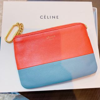 セリーヌ(celine)のCELINEバイカラーコインケースキーリング付(コインケース)