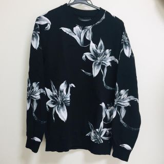 ザラ(ZARA)の【美品】ZARA/柄トレーナー おしゃれ★メンズ(パーカー)