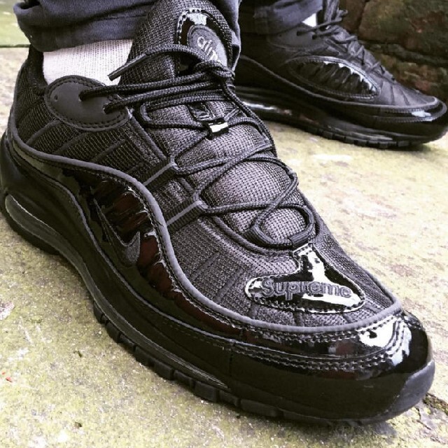 nike air max 98 black supreme