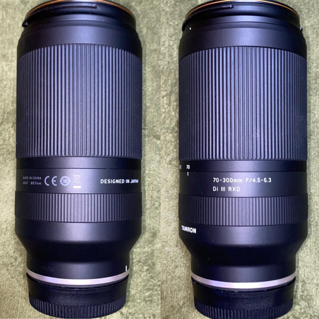 SONY(ソニー)の【極美品】TAMRON70-300 F/4.5-6.3 RXD (A047) スマホ/家電/カメラのカメラ(レンズ(ズーム))の商品写真