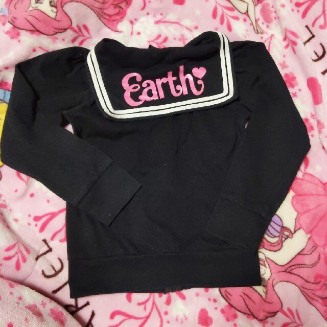 EARTHMAGIC(アースマジック)のセーラーパーカー キッズ/ベビー/マタニティのキッズ服女の子用(90cm~)(ジャケット/上着)の商品写真