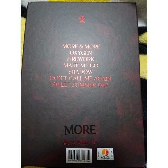 TWICE CD MORE＆MORE エンタメ/ホビーのCD(K-POP/アジア)の商品写真