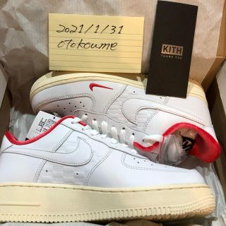 ナイキ(NIKE)のKITH × NIKE AIR FORCE1 キス×エアフォース1  24.5(スニーカー)