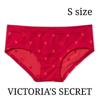 ヴィクトリアズシークレット(Victoria's Secret)の【新品】Sサイズ VICTORIA'S SECRET 下着 レッド ハート(ショーツ)