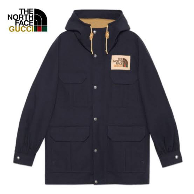 Gucci(グッチ)の中古美品　Lサイズ　GUCCI× THE NORTH FACE  jacket メンズのジャケット/アウター(マウンテンパーカー)の商品写真