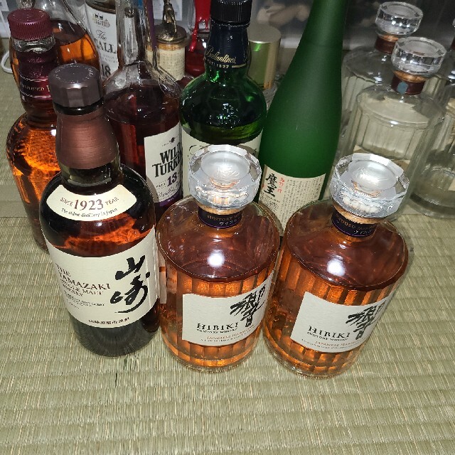 響、山崎、サントリーウィスキーセット×7酒