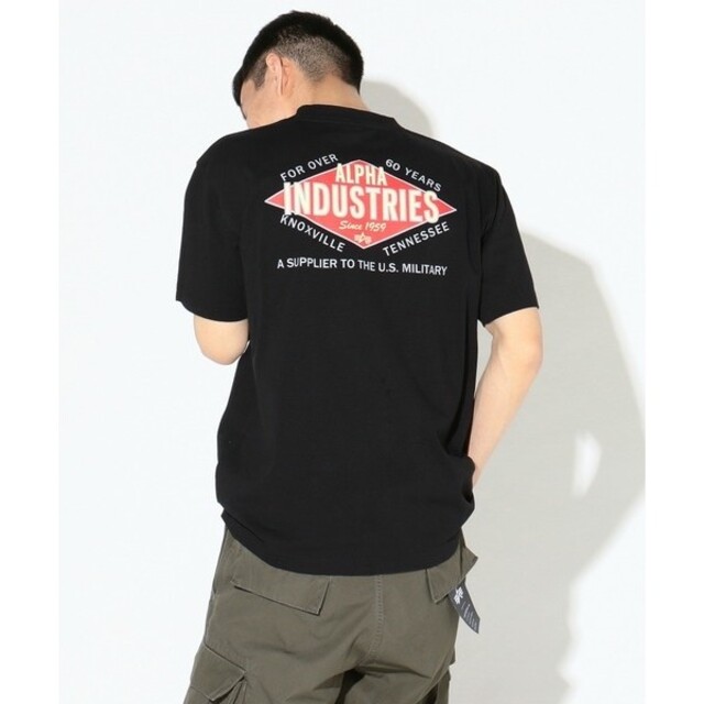 ALPHA INDUSTRIES(アルファインダストリーズ)の未使用美品 ALPHA アルファ バックプリント SUPPLIER Tシャツ S メンズのトップス(Tシャツ/カットソー(半袖/袖なし))の商品写真