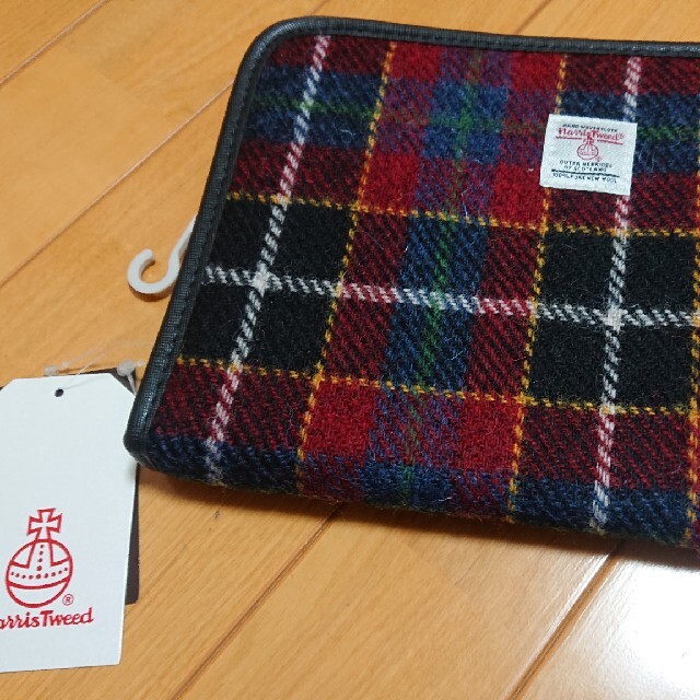 Harris Tweed(ハリスツイード)の2月10まで限定お値下げ！新品タグ付き  母子手帳ケース キッズ/ベビー/マタニティのマタニティ(母子手帳ケース)の商品写真